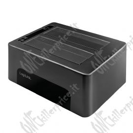 HDD Dockingstation LogiLink Quickport USB 3.0 2-Port für 2,5/3,5 SATA HDD/SSD QP0029