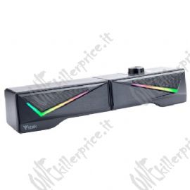 SOUNDBAR ITEK S101 GAMING - RGB CON TASTO ON-FF, BLUETOOTH, Jack 3.5mm, TOUCH - MODALITA' SINGOLA O 2.0 - ITSDS101