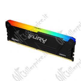 DDR4 KINGSTON  32Gb 3200Mhz - FURY BEAST CL16 - RGB - KF432C16BB2A/32