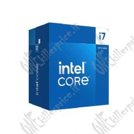 CPU INTEL CORE i7-14700F (RAPTOR LAKE) 2.10 GHz - 33MB SKT 1700 pin NO GPU (AGGIUNGERE VGA) - BOX- BX8071514700F