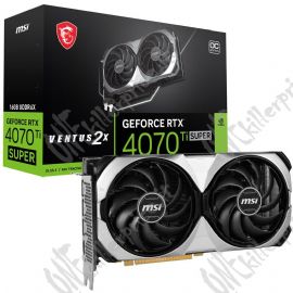 VGA MSI GeForce® RTX 4070 TI SUPER 16GB Ventus 2X OC