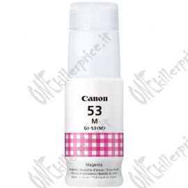 ORIGINAL Canon Cartuccia d'inchiostro magenta GI-53m 4681C001 ~8000 Seiten 60ml Serbatoio d'inchiostro GI-53M Magenta