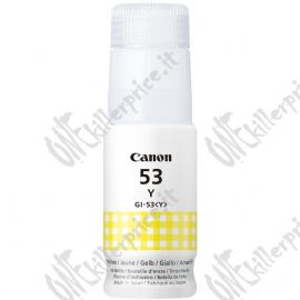 ORIGINAL Canon Cartuccia d'inchiostro giallo GI-53y 4690C001 ~8000 Seiten 60ml Serbatoio d'inchiostro GI-53Y Giallo