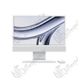 ALL IN ONE APPLE iMac MQR93T/A (2023) 24-inch Retina 4.5K display M3 chip with 8-core CPU and 8-core GPU 256GB SSD Silver