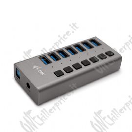 HUB I-TEC USB 3.0 Charging HUB 7port + Power Adapter 36 W, U3CHARGEHUB7