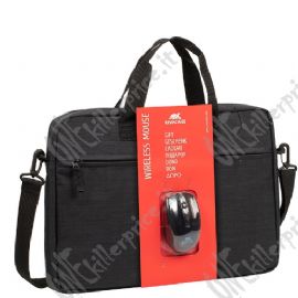 RIVACASE BUNDLE black Laptop bag 15.6