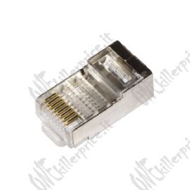 PLUG LINK RJ45 CAT 5E UTP SCHERMATO - Confezione 100pz