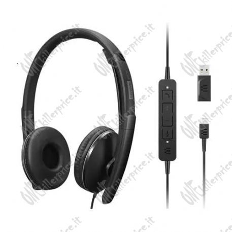 Lenovo Wired ANC Headset Gen2 (UC / Zoom) - 4XD1M39029