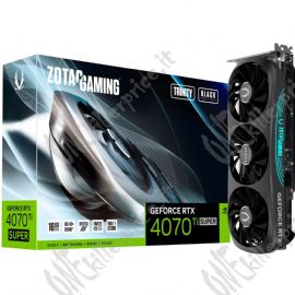 VGA ZOTAC GeForce® RTX 4070 TI SUPER 16GB Trinity Black Edition