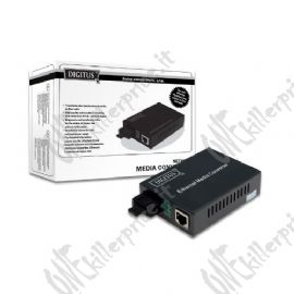 MEDIA CONVERTER DIGITUS 10/100/1000 GIGABIT MEDIA CONVERTER RJ45 - FIBRA OTTICA ST 1000Base-SX - DN82110