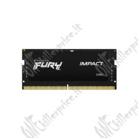 DDR 5 x NB SO-DIMM KINGSTON  16Gb 4800Mhz FURY IMPACT - CL38 - KF548S38IB-16