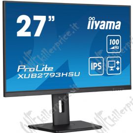 ProLite XUB2793HSU-B6,  LED-Monitor 69 cm (27 pollici),  black  (matt), FullHD, IPS, AMD Free-Sync, 100Hz Panel