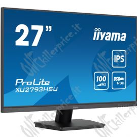 ProLite XU2793HSU-B6,  LED-Monitor 69 cm (27 pollici),  black  (matt), FullHD, IPS, AMD Free-Sync, 100Hz Panel