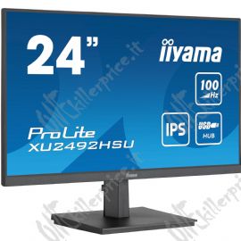 ProLite XU2492HSU-B6,  LED-Monitor 61 cm (24 pollici),  black  (matt), FullHD, AMD Free-Sync, IPS