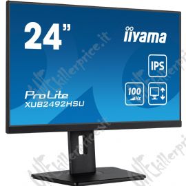 ProLite XUB2492HSU-B6,  LED-Monitor 60.5 cm (23.8 pollici),  black  (matt), FullHD, AMD Free-Sync, IPS, 100Hz Panel