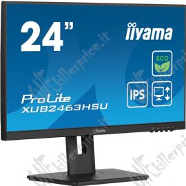 ProLite XUB2463HSU-B1,  LED-Monitor 61 cm (24 pollici),  black  (matt), FullHD, IPS, AMD Free-Sync, 100Hz Panel