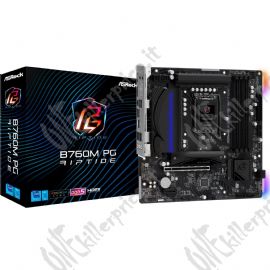 B760M PG RIPTIDE, scheda madre nera / blu