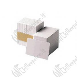 ORIGINAL Zebra Accessori 104523-111 PLF_Foil Cloruro di polivinile (PVC) - bianco - CR-80 Card (85,6 x 54 mm) 500 pz. carte