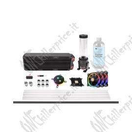 Pacific M360 D5 Hard Tube Water Cooling Kit 360mm, raffreddamento ad acqua black