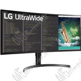 35WN75CP-B,  LED-Monitor 88.9 cm (35 pollici), silver/black, UWQHD, IPS, HDMI, DisplayPort, USB-C, Curved, 100Hz Panel