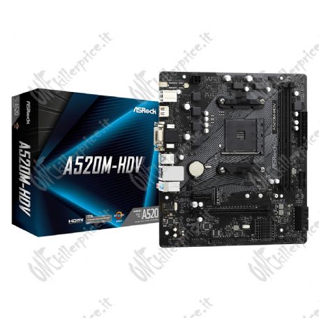 Asrock A520M-HDV Socket AM4 micro ATX