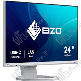 FlexScan EV2490-WT,  LED-Monitor 61 cm (24 pollici),  white , FullHD, IPS, 60 Hz, USB-C