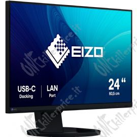 FlexScan EV2490-BK,  LED-Monitor 61 cm (24 pollici),  black , FullHD, 60 Hz, USB-C, IPS