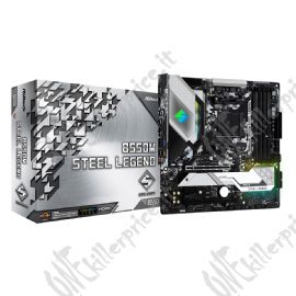 Asrock B550M Steel Legend AMD B550 Socket AM4 micro ATX