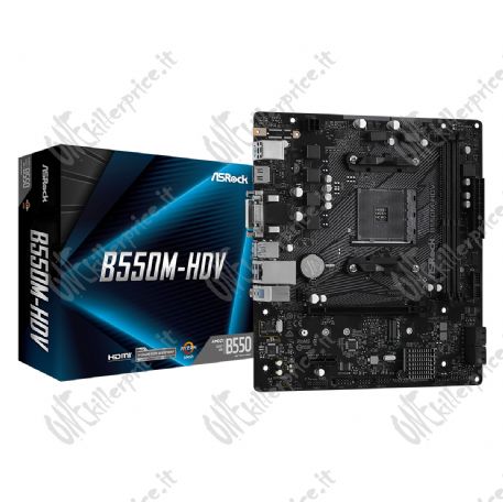 Asrock B550M-HDV AMD B550 Socket AM4 micro ATX