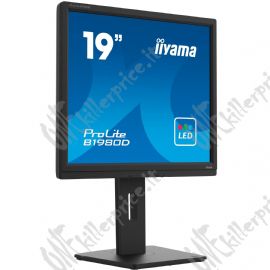 PROLITE B1980D-B5,  LED-Monitor 48 cm (19 pollici),  black , SXGA, TN, VGA, DVI