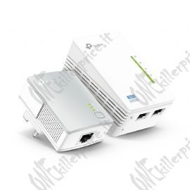 TP-Link TL-WPA4220 KIT 600 Mbit/s Collegamento ethernet LAN Wi-Fi Bianco 2 pz