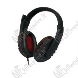 LogiLink Headset Stereo with microphone USB black/red HS0033