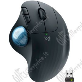 Mouse Logitech ERGO M575 for Business - rechts - Trackball - RF Wireless + Bluetooth - 2000 DPI - Graphit   (910-006221)