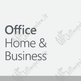 MICROSOFT Office Home and Business 2024 Italian Eurozone Medialess Word, Excel, Outlook, Powerpoint e OneNote EP2-06669