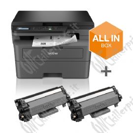 MULTIFUNZIONE BROTHER LASER DCP-L2627DWXL A4 32PPM 128MB 250FF DUPLEX USB2.0 WiFi Starter Kit Toner 6.000PP