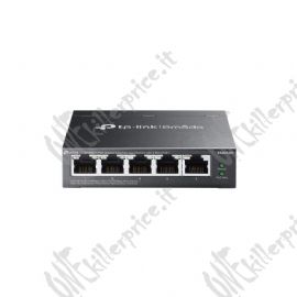 SWITCH TP-LINK OMADA ES205GP 5P LAN GIGABIT DESKTOP 10/100/1000Mbps RJ45 Desktop Easy Managed Switch 4P GIGABIT POE