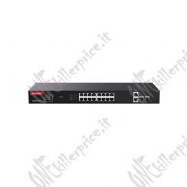 SWITCH IP-COM G1120P-16-250W 18P GIGABIT Base-T+2P Base-X SFP CLOUD MANAGED PoE budget tot. 230W