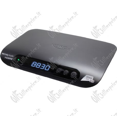 DECODER SATELLITARE HD TIVUSAT XORO HRS 8830 BLACK