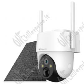 VIDEOCAMERA ATLANTIS VOLTA 4G/LTE PT VL70P-4G WL FHD 15fps H.264 4x batt ricaric. (incl.)SENS. PIR-IP65-led array 7m-MOTORIZ