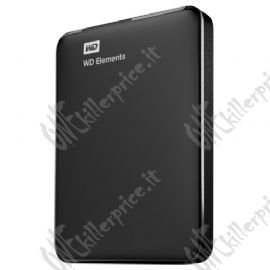 Western Digital WD Elements Portable disco rigido esterno 1000 GB Nero