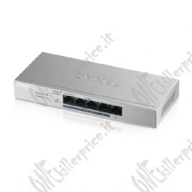 Zyxel GS1200-5HP v2 Gestito Gigabit Ethernet (10/100/1000) Supporto Power over Ethernet (PoE) Grigio