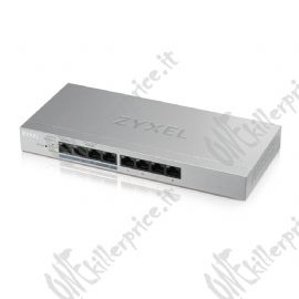 Zyxel GS1200-8HP v2 Gestito Gigabit Ethernet (10/100/1000) Supporto Power over Ethernet (PoE) Grigio