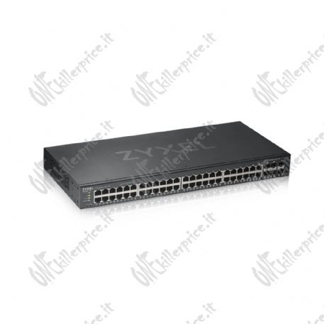 Zyxel GS1920-48V2 Gestito Gigabit Ethernet (10/100/1000) Nero