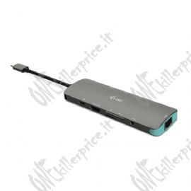 Nano-Dockingstationgrau, HDMI, USB-C, USB, RJ-45