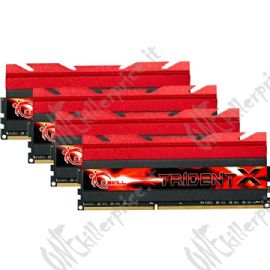 DIMM 32 GB DDR3-2400 Quad-Kit, ram F3-2400C10Q-32GTX, TridentX, Retail