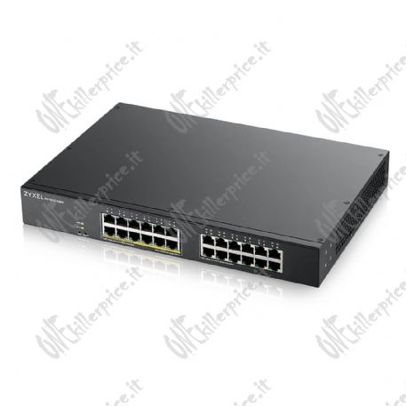 Zyxel GS1900-24EP Gestito L2 Gigabit Ethernet (10/100/1000) Supporto Power over Ethernet (PoE) Nero