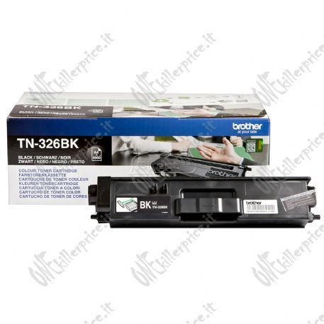 Brother TN-326BK cartuccia toner 1 pz Originale Nero