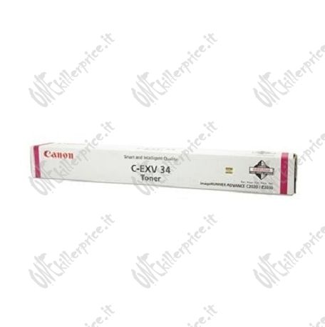 Canon C-EXV 34 cartuccia toner 1 pz Originale Magenta