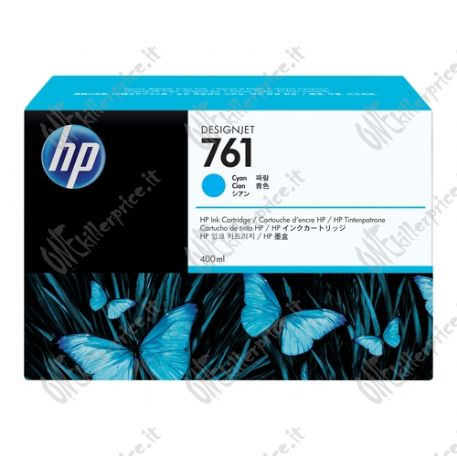 originale HP Cartuccia d'inchiostro ciano CM994A 761 400ml