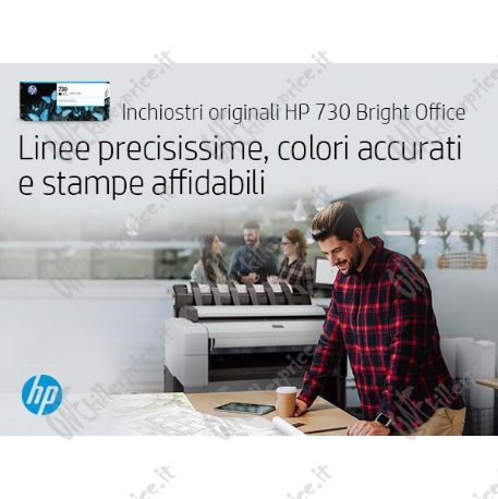 HP Cartuccia di inchiostro grigio DesignJet 730 da 130 ml